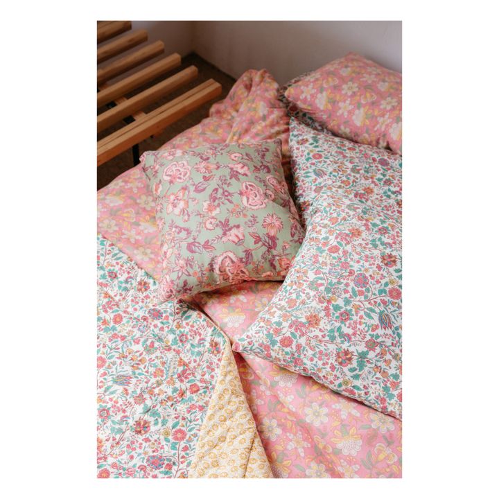 Valerie Organic Cotton Pillowcase Verde Kaki- Imagen del producto n°3