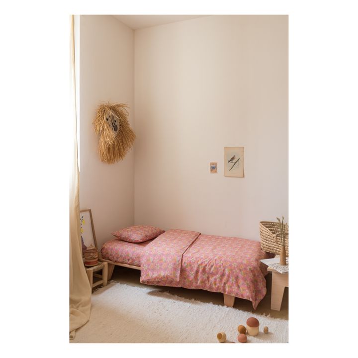 Nicole Organic Cotton Fitted Sheet Rosa- Imagen del producto n°1