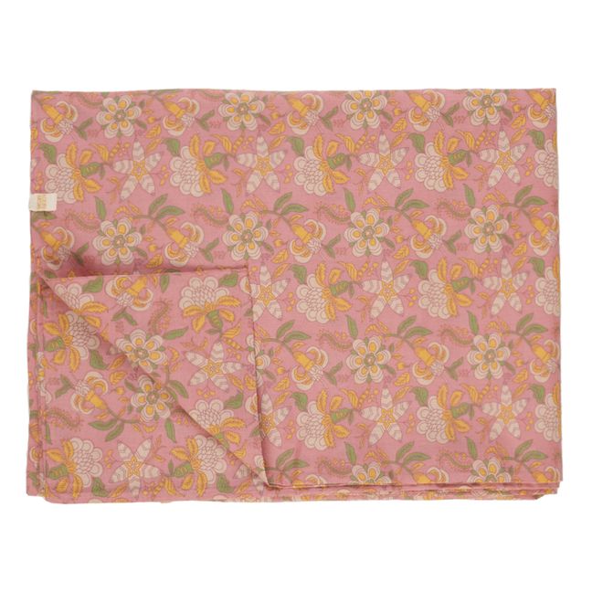Noemie Organic Cotton Duvet Cover | Rosa