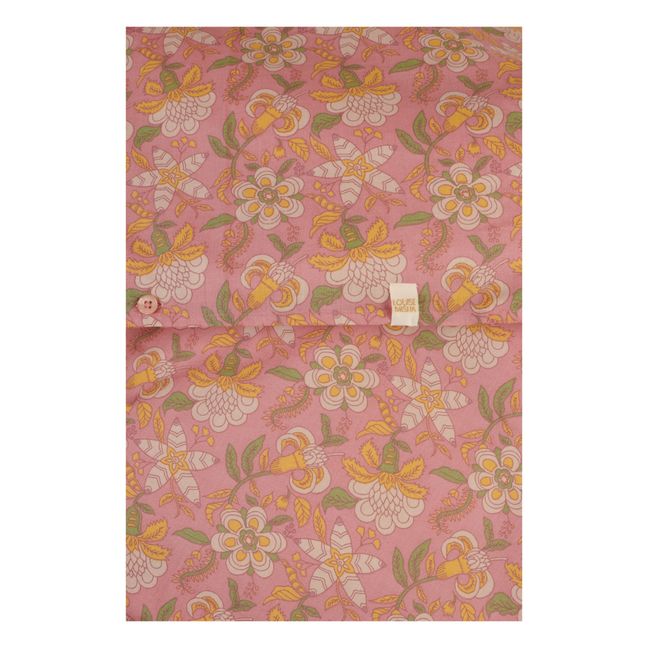Noemie Organic Cotton Duvet Cover | Pink