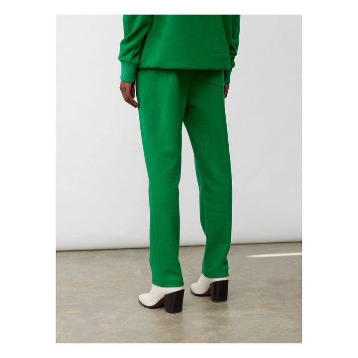 Porter Woollen Trousers | Smaragdgrün- Produktbild Nr. 3