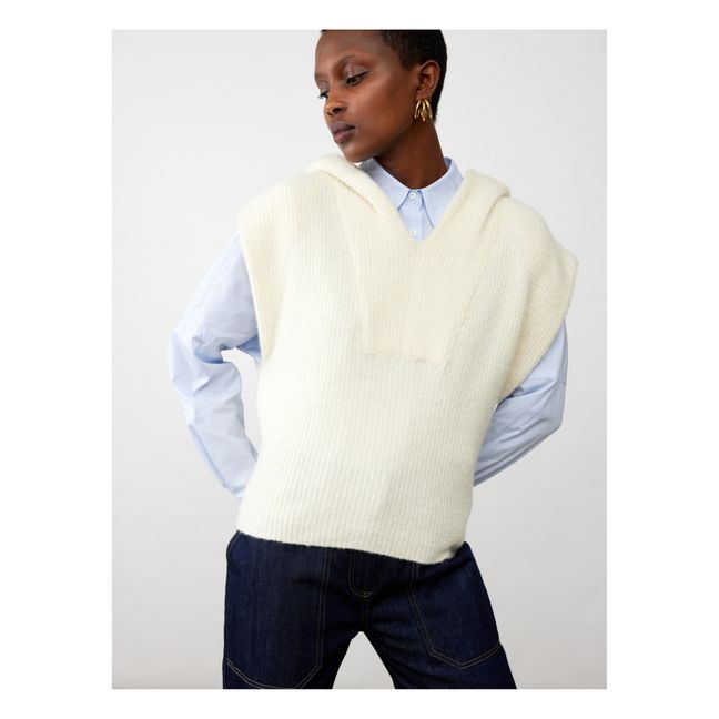 Pull à Capuche Koss | Ecru