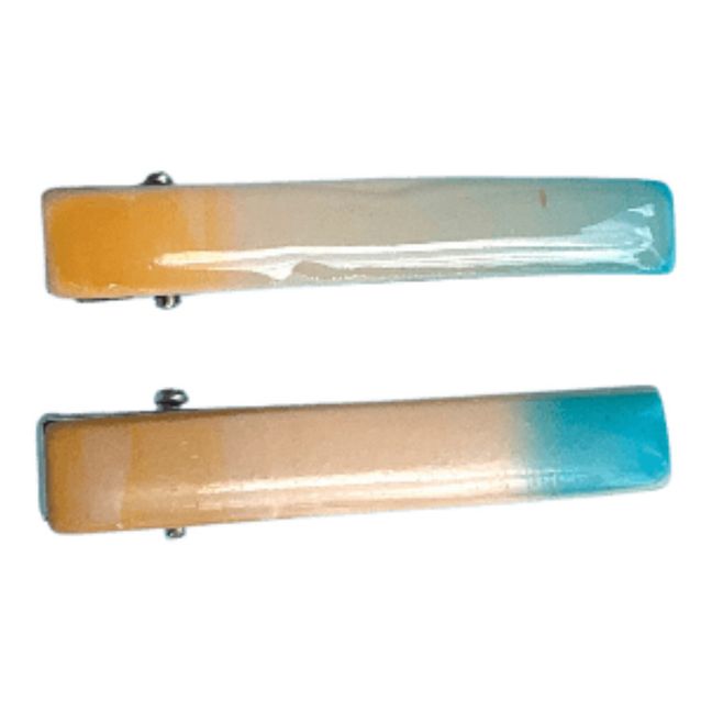 Set Deux Pinces | Bleu turquoise