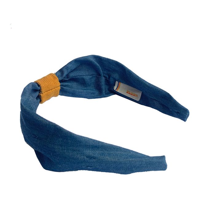 Serre-Tête Turban  Bleu jean