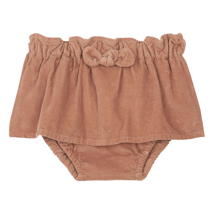 Romance Corduroy Bloomer Skirt Dusty Pink- Product image n°0