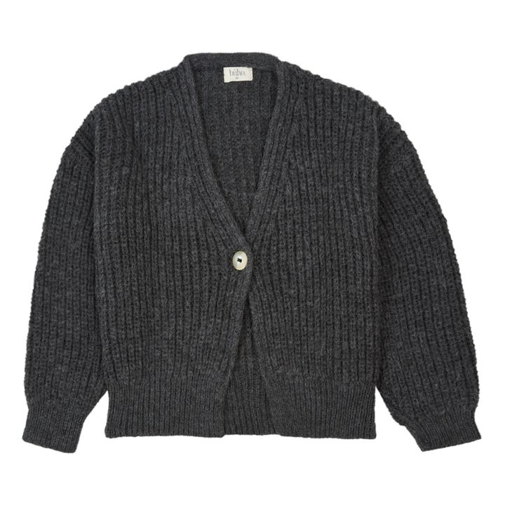 Cardigan Charcoal grey- Product image n°0