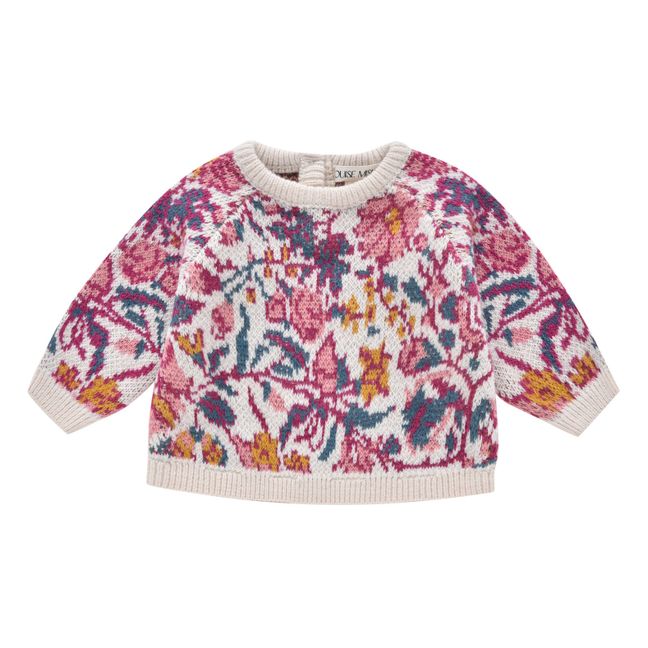 Pull Fleuri Tsar | Ecru