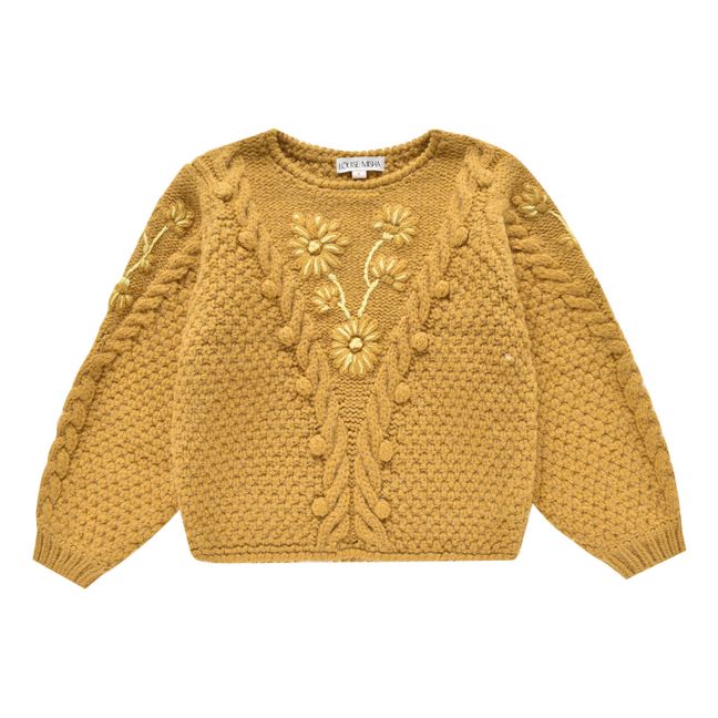 Acacia Hand-Embroidered Jumper | Ocker