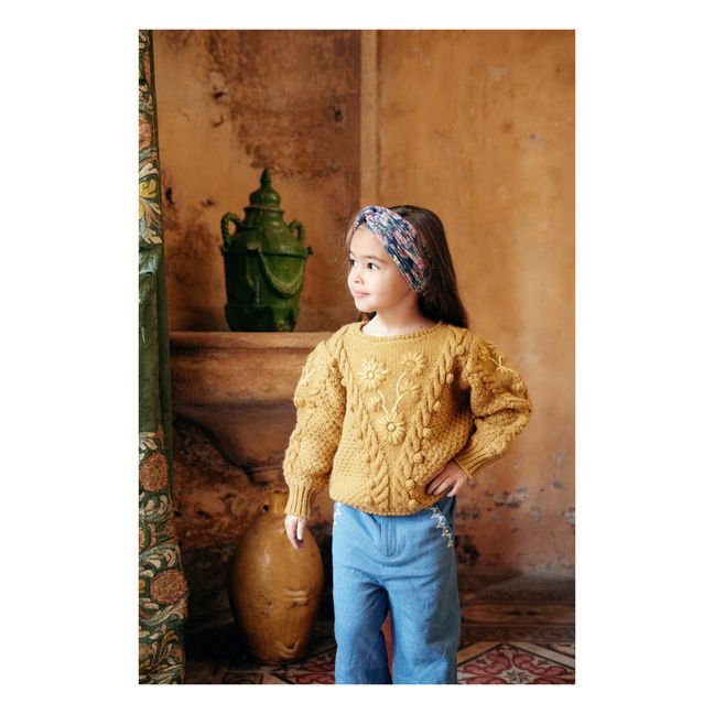 Acacia Hand-Embroidered Jumper | Ocker