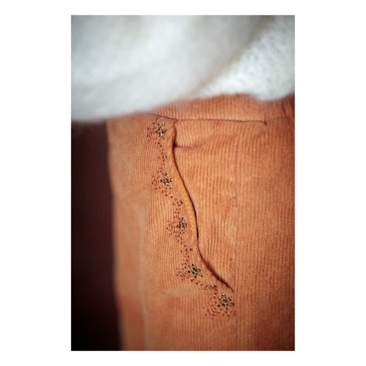 Pantalón de pana Flor | Camel- Imagen del producto n°6