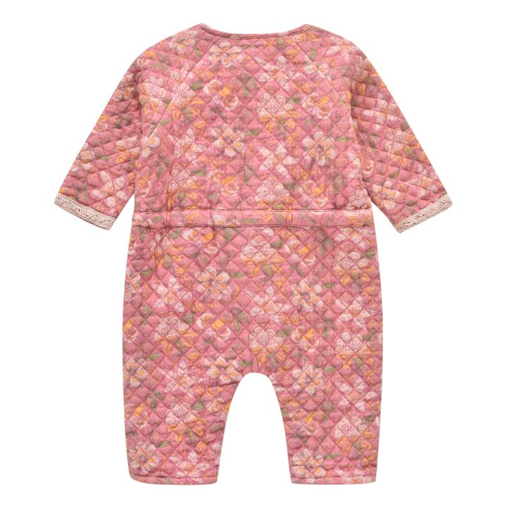 Jenna Organic Cotton Quilted Baby Jumpsuit Rosa- Imagen del producto n°4