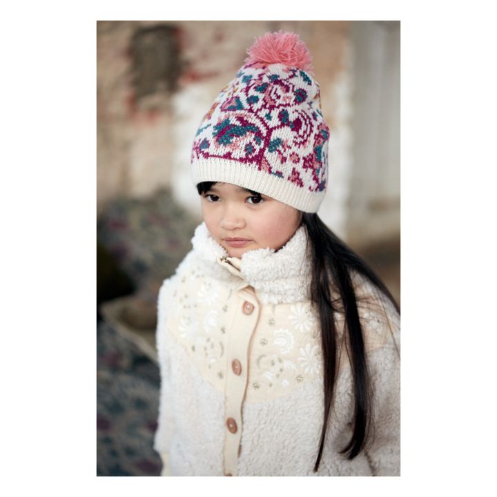 Louise Misha - Rose Sherpa Coat - Girl - Ecru