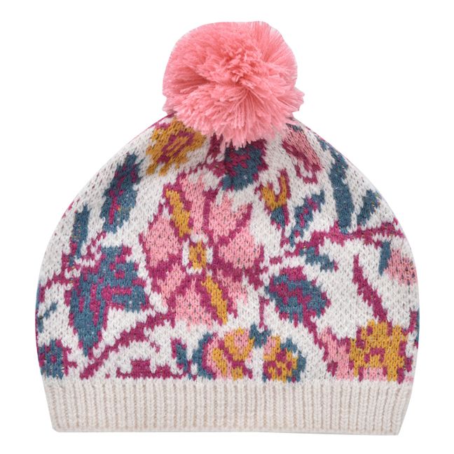 Bonnet Fleuri Alaska | Ecru
