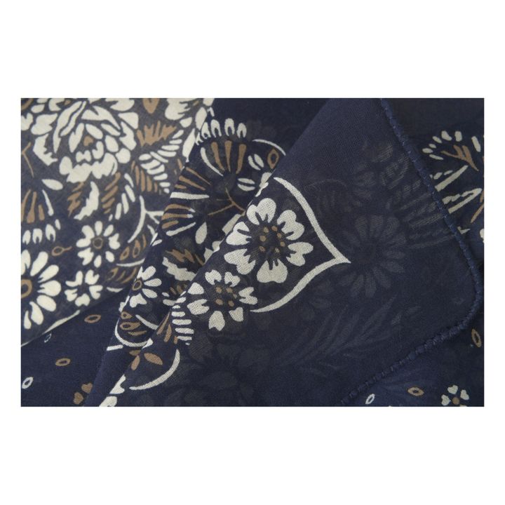 607 Silk Scarf Azul Marino- Imagen del producto n°4