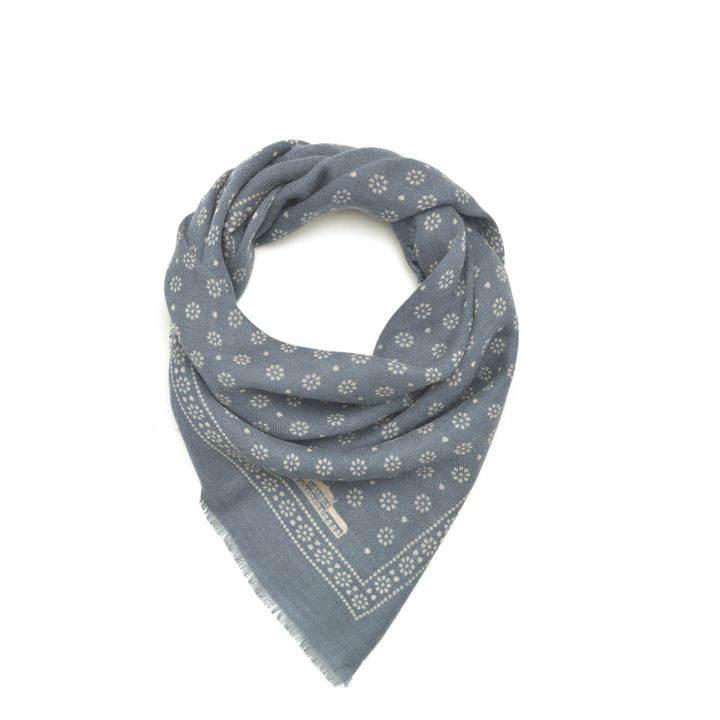 608 Woollen Scarf Azul Gris- Imagen del producto n°0