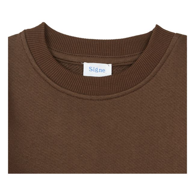 Saxo Organic Cotton Sweatshirt - Kids’ Collection - Marrón