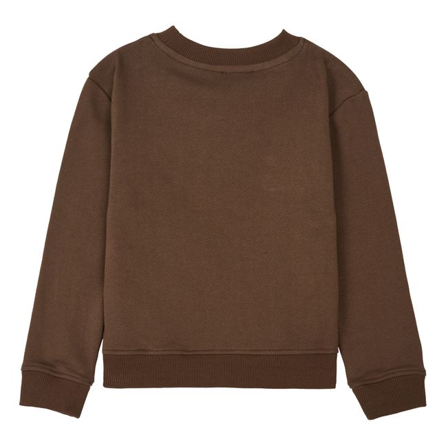 Saxo Organic Cotton Sweatshirt - Kids’ Collection - Braun