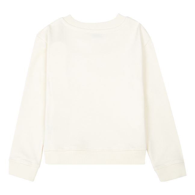 Saxo Organic Cotton Sweatshirt - Kids’ Collection  | Ecru