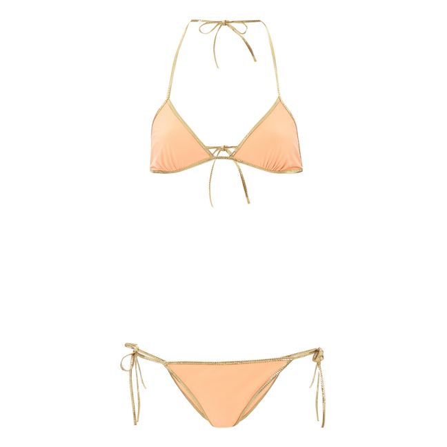 Hampton Reversible Bikini | Naranja