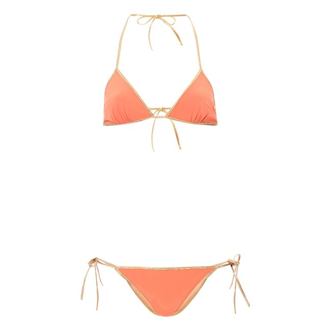 Hampton Reversible Bikini | Orange