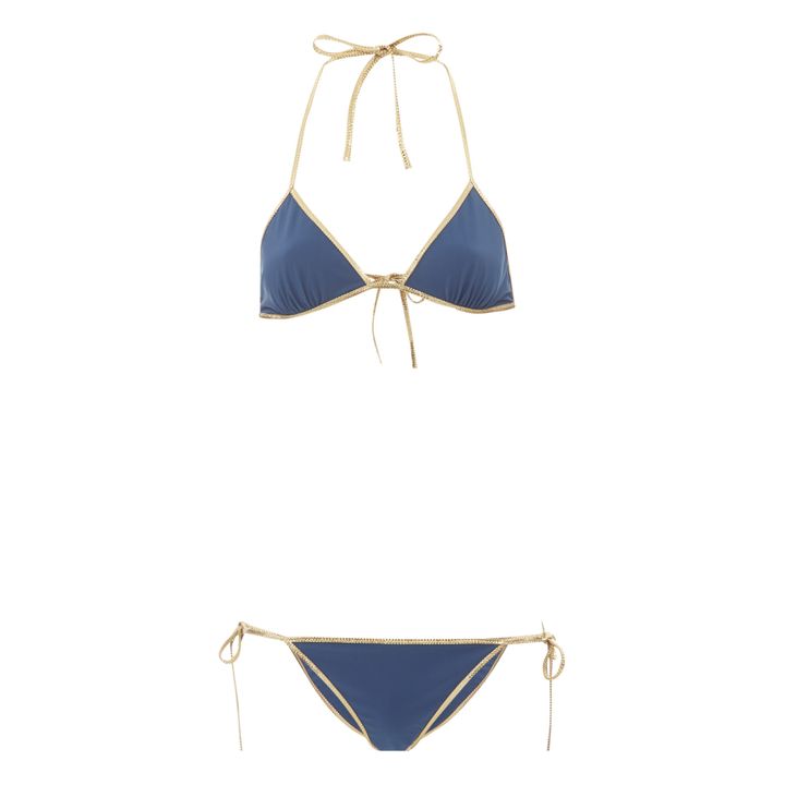 Hampton Reversible Bikini | Azul Noche- Imagen del producto n°0