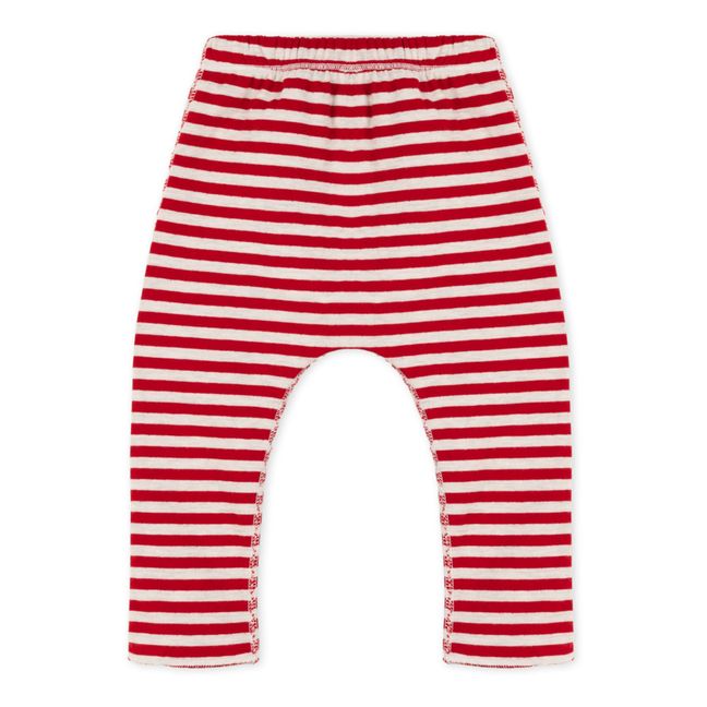 Cesar Striped Tubic Trousers Rojo