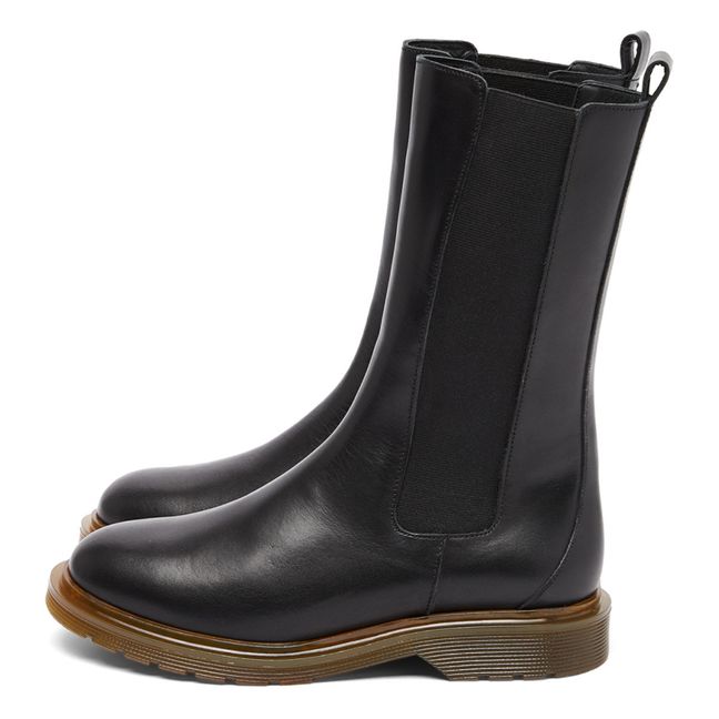 Tilda Leather Boots | Nero