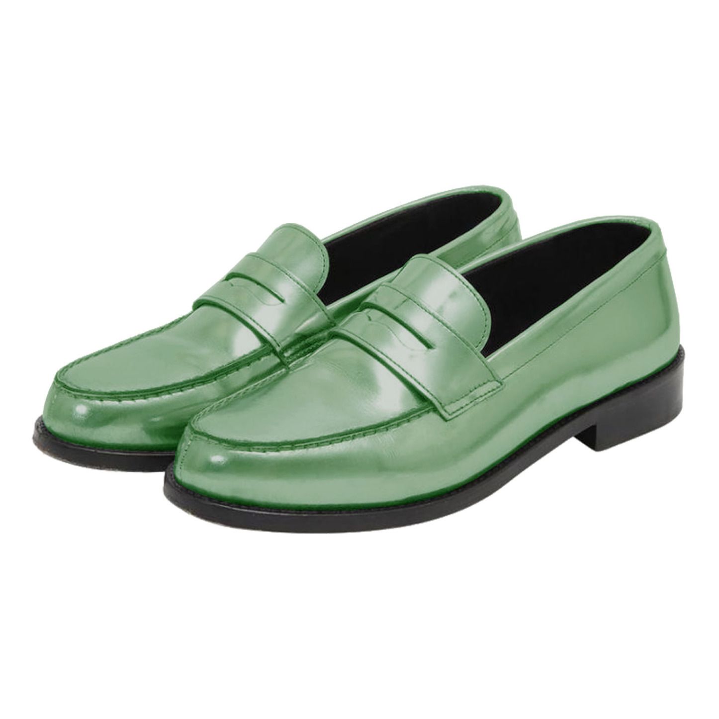 Moc Leather Loafers Verde- Immagine del prodotto n°0