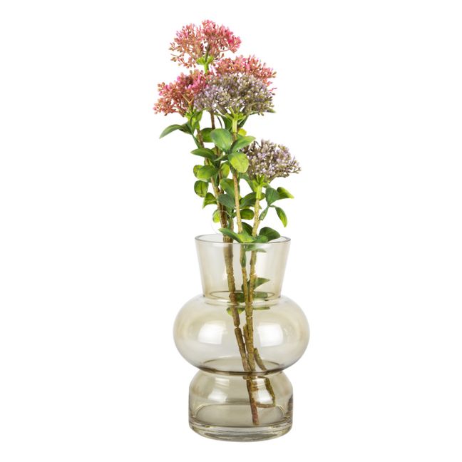 Gleam Sphere Vase - S Khaki brown