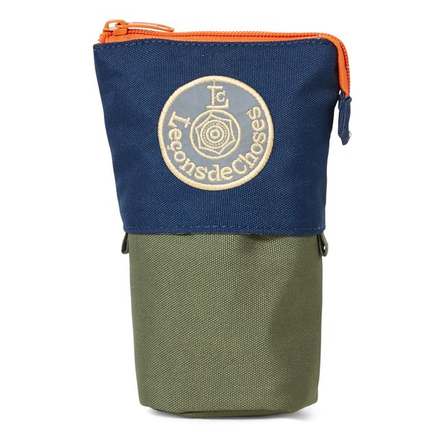 2-in-1 Pencil Case and Holder Navy