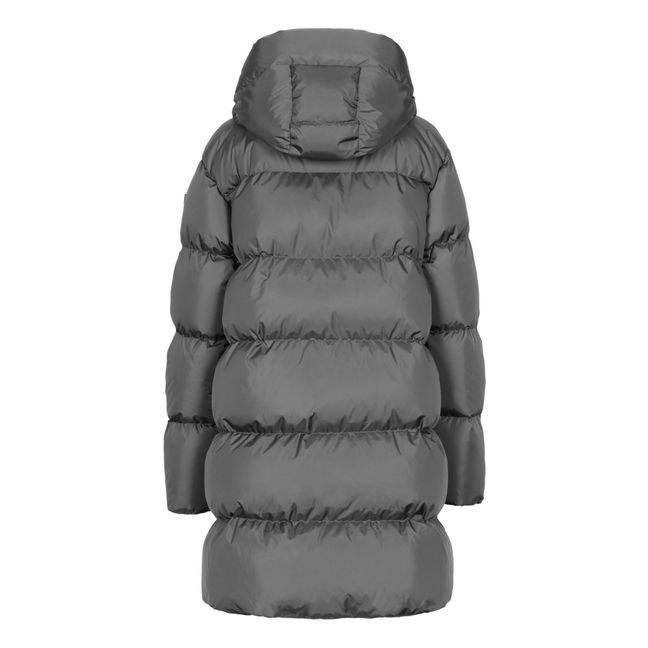 Fur-Lined Puffer Jacket | Grey
