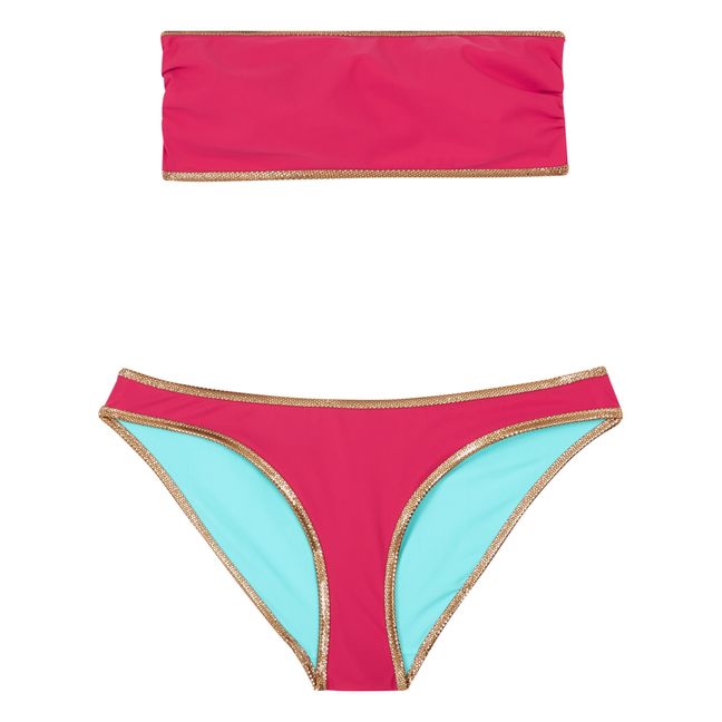 Hampton Reversible Bikini | Fuchsia