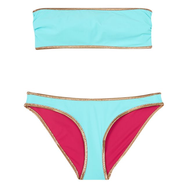 Hampton Reversible Bikini | Fuchsie