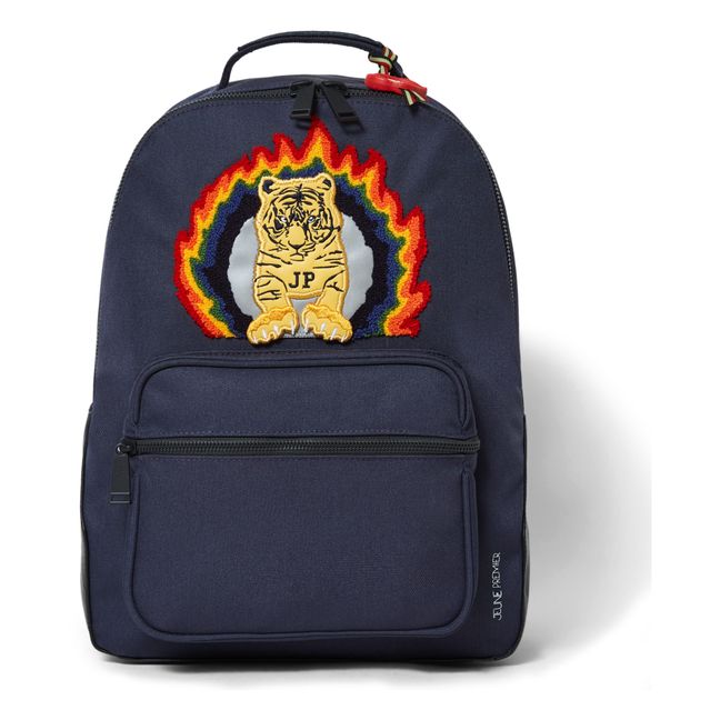 Bobbie Tiger Flame Backpack Blu marino