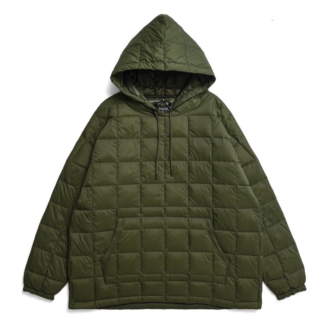 Quilted Anorak | Olive green