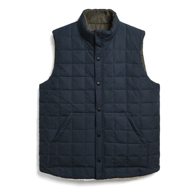 Veste Sans Manches Réversible Mountain | Bleu noir