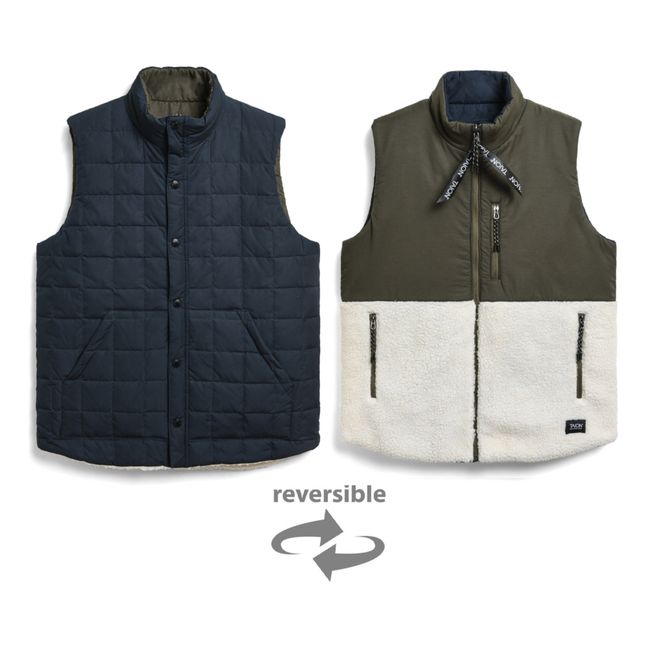 Veste Sans Manches Réversible Mountain | Bleu marine