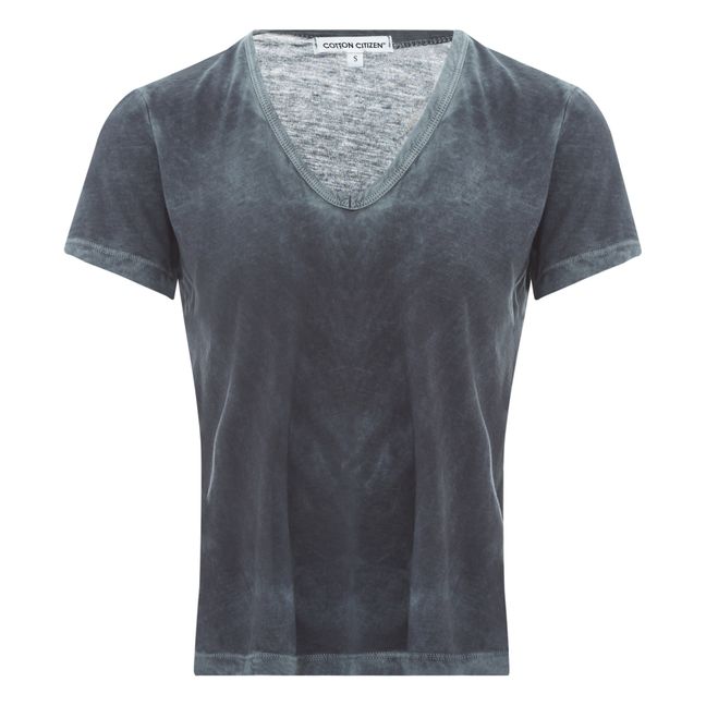 Standard V-Neck T-shirt | Petrol blue