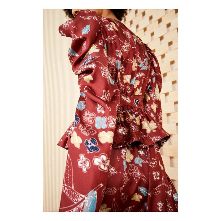 Virginie Dress Rojo ladrillo- Imagen del producto n°3