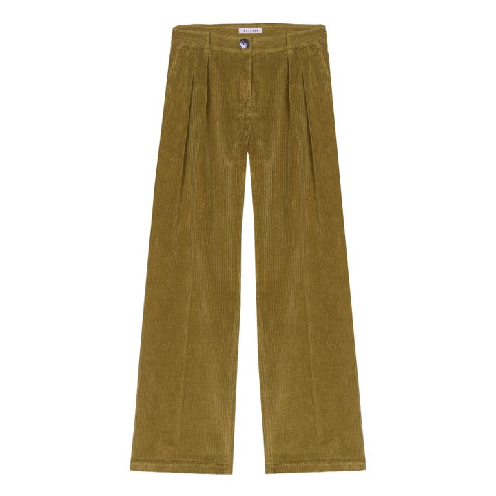 Pantalón de pana Punat | Verde oliva- Imagen del producto n°0
