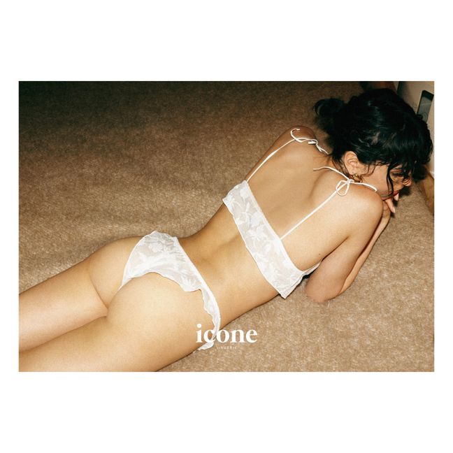 Alyre Broderie Française Bra | Weiß