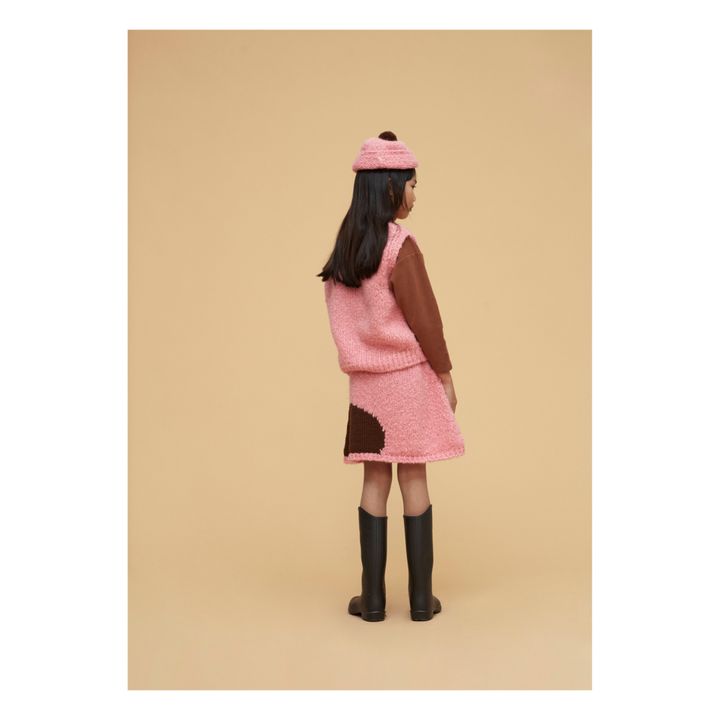 Alpaca Wool Skirt Rosa- Immagine del prodotto n°3