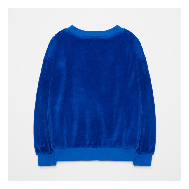 Organic Cotton Dog Sweatshirt Blue