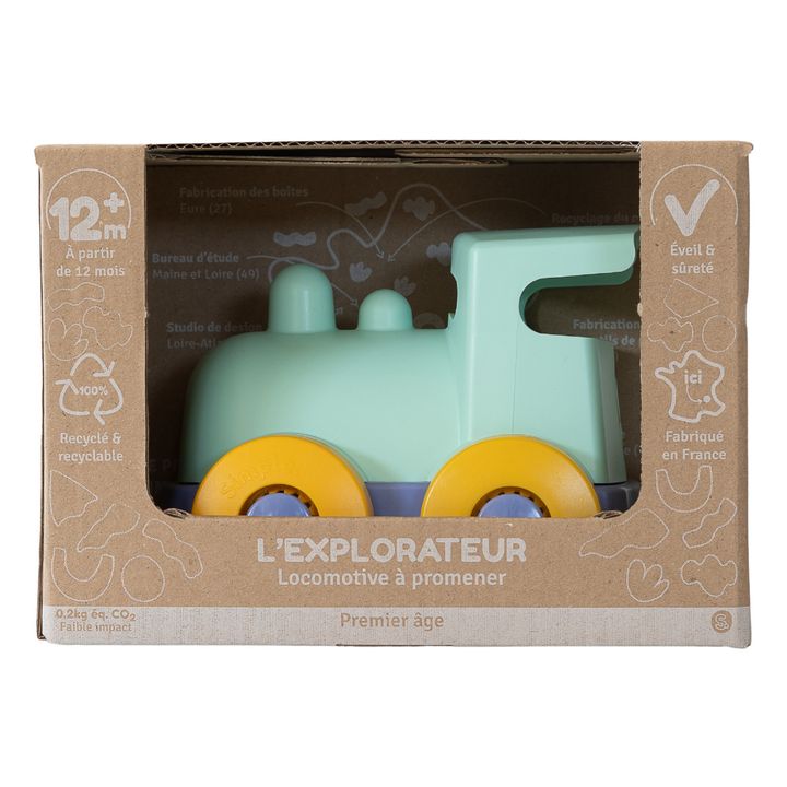 Pull and Push Toy Train | Verde- Imagen del producto n°3