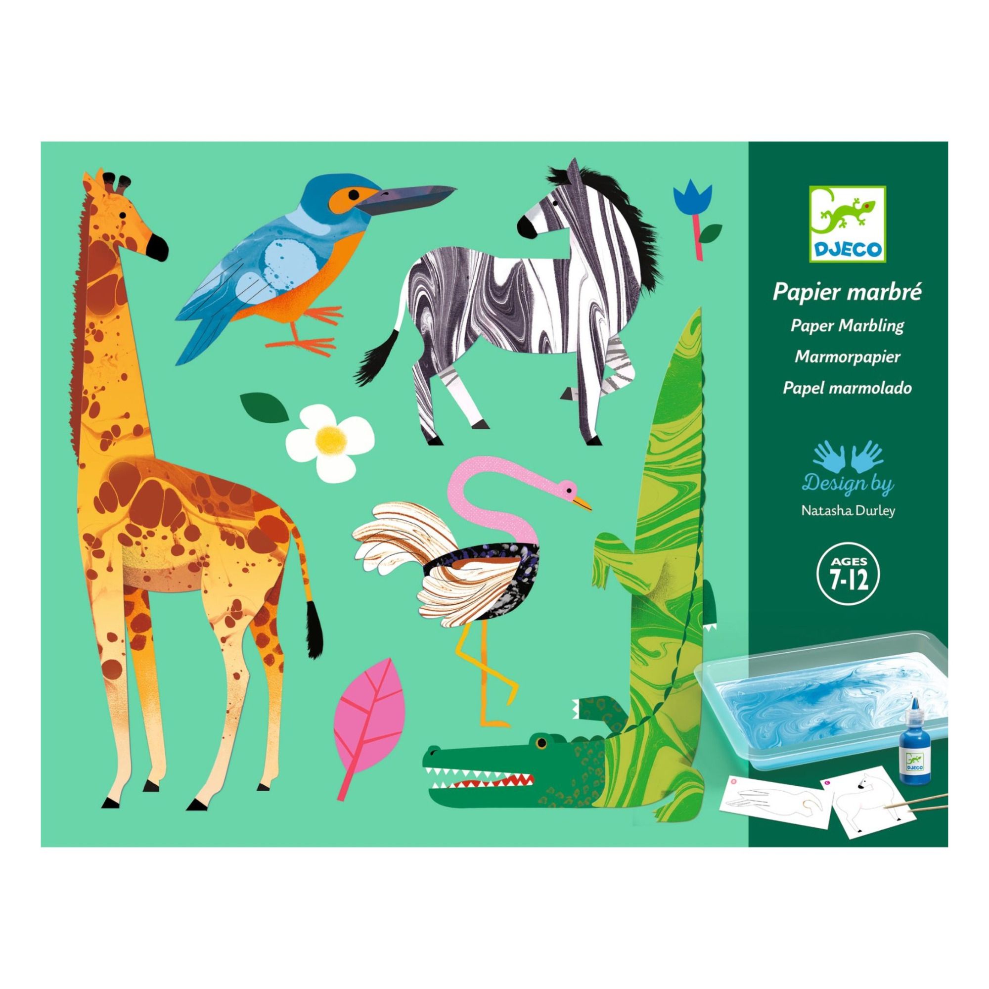 Mudpuppy Make-a-Mask Set, Dinosauri - 4 Maschere da Colorare bambino