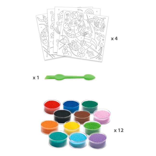 Abstract Coloured Sand Activity Kit