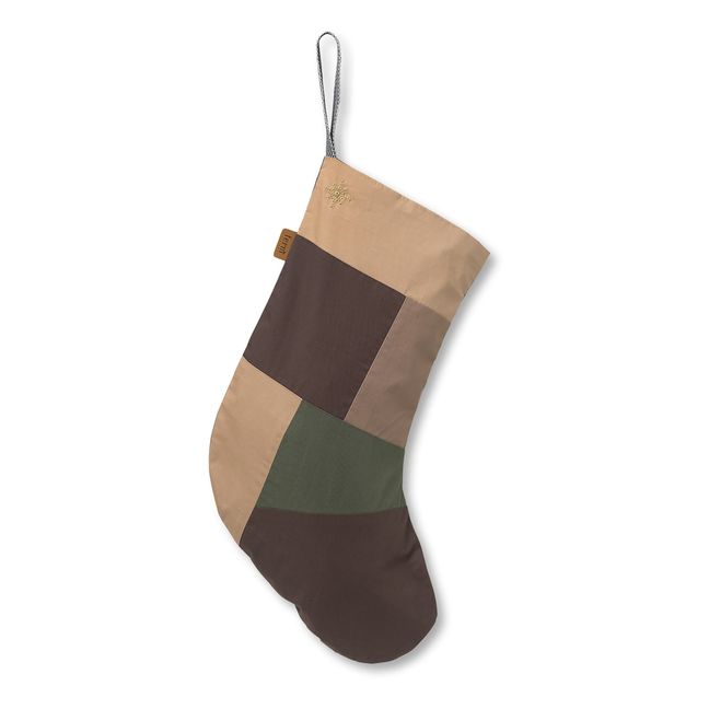 Chaussette de Noël Patchwork