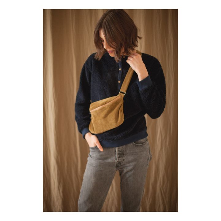 Corduroy Belt Bag - Women’s Collection  | Ochre- Product image n°3
