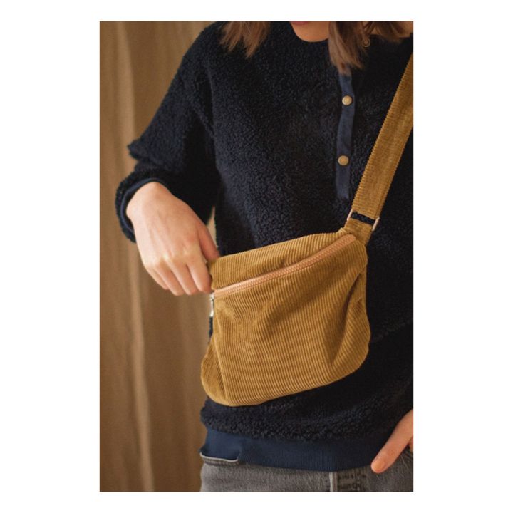 Corduroy Belt Bag - Women’s Collection  | Ochre- Product image n°4