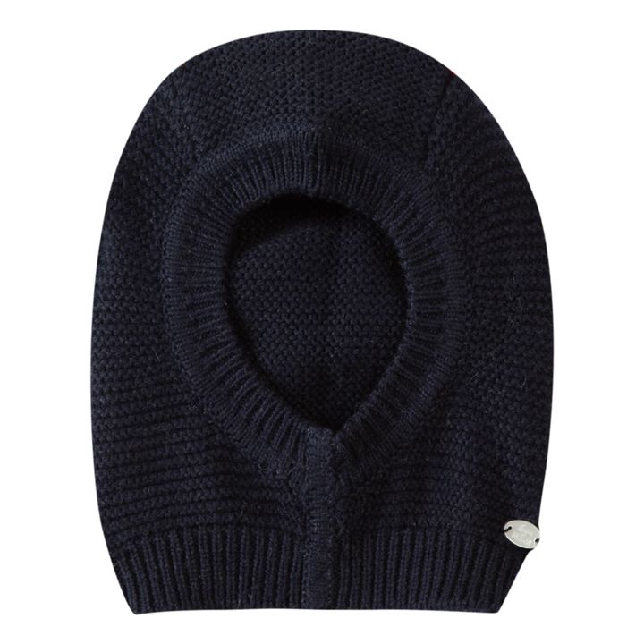 Cotton and Cashmere Balaclava Navy blue- Product image n°1